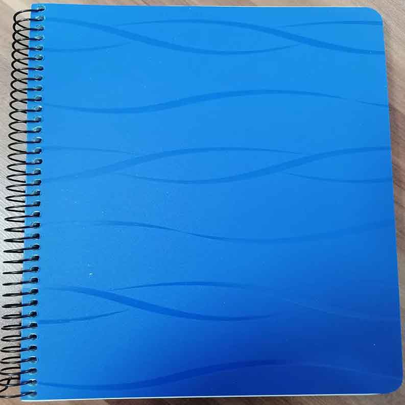 دفتر 120 برگ طلقی رنگی