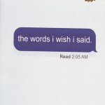 حرف‌هايی كه كاش ميزدم the words i wish i said