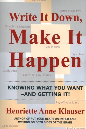 Write It Down Make It Happen